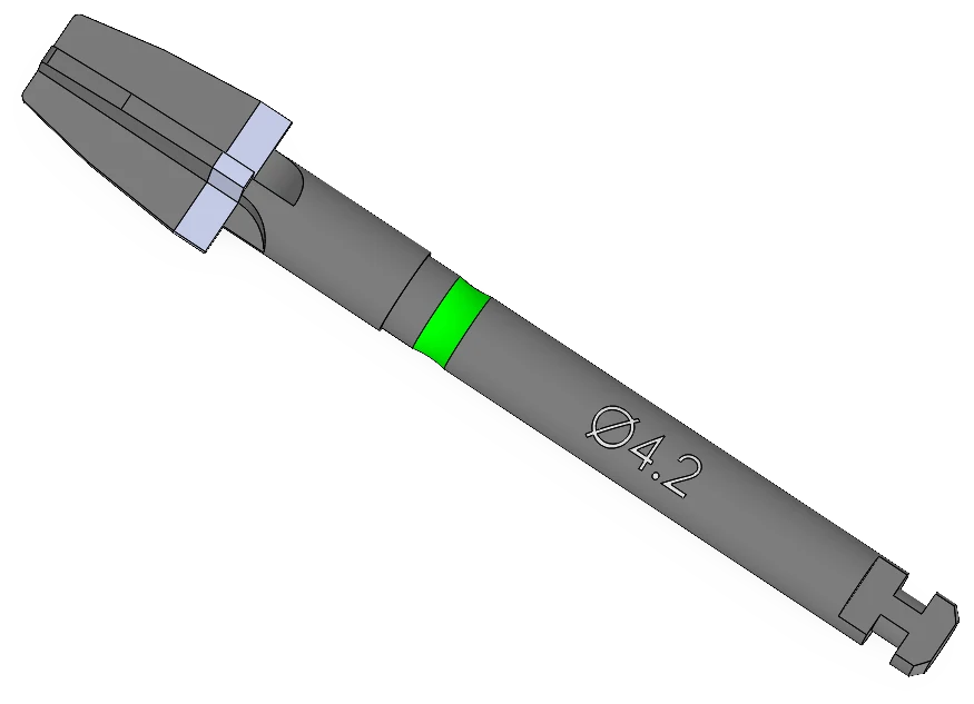 Cortical drill, Ø4.20 mm, AK Series Surgical Kit