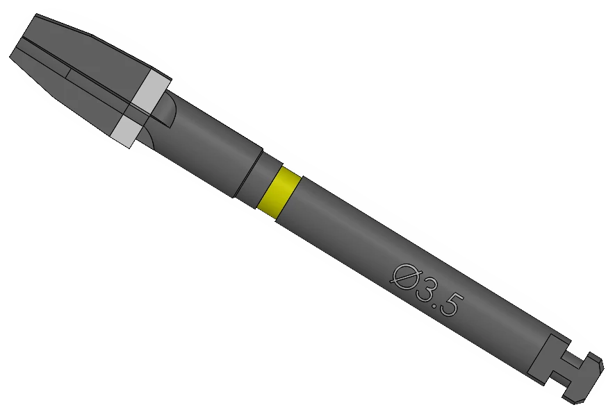 Cortical drill, Ø3.50 mm, IP Series Premium Surgical Kit