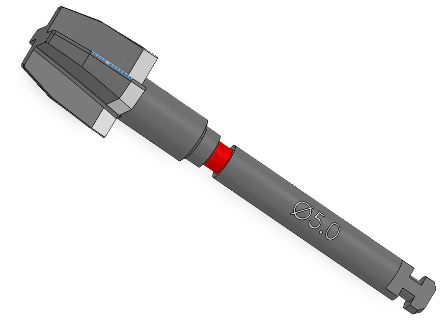 Cortical drill, Ø5.00 mm, IP Series Premium Surgical Kit