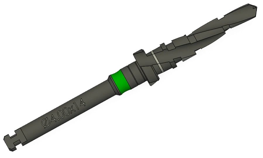 Step drill, Ø4.00 × 14 mm, SP Series (S-Fix Pro) Surgical Kit