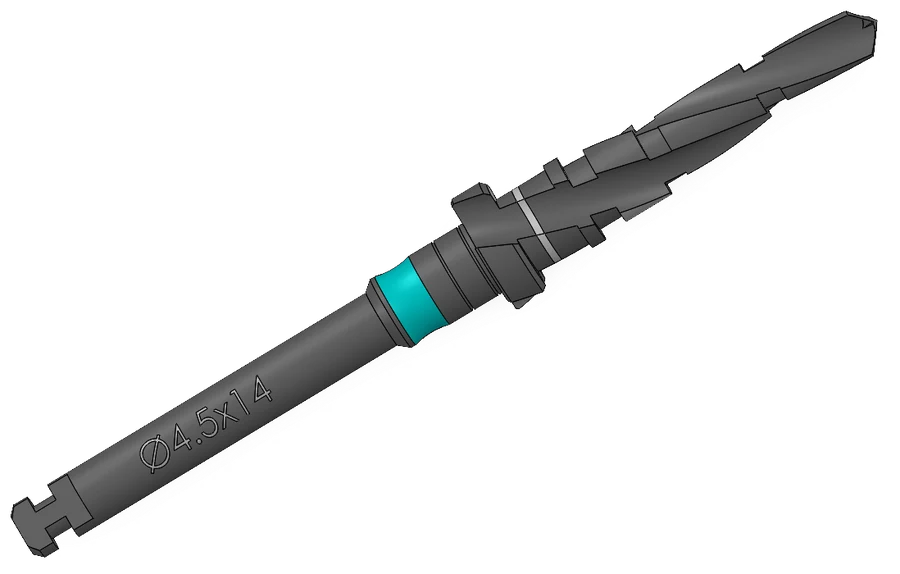 Step drill, Ø4.50 × 14 mm, SP Series (S-Fix Pro) Surgical Kit
