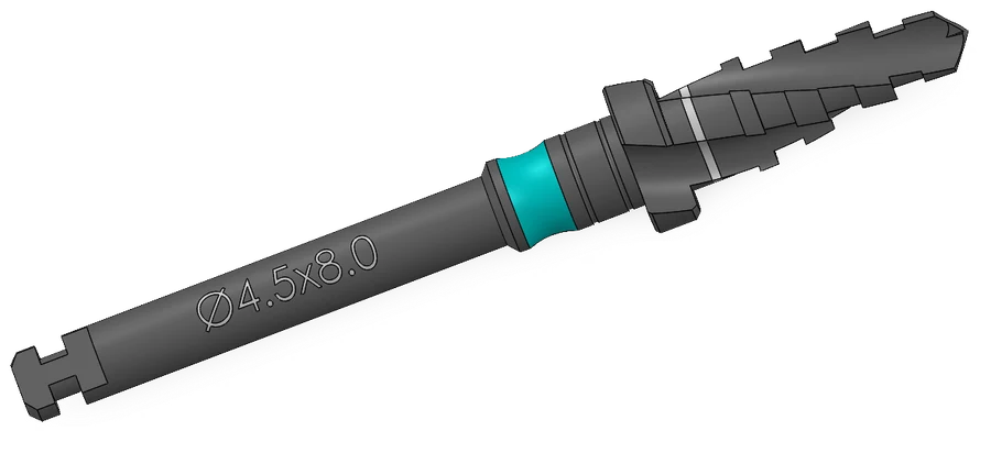 Step drill, Ø4.50 × 8 mm, SP Series (S-Fix Pro) Surgical Kit