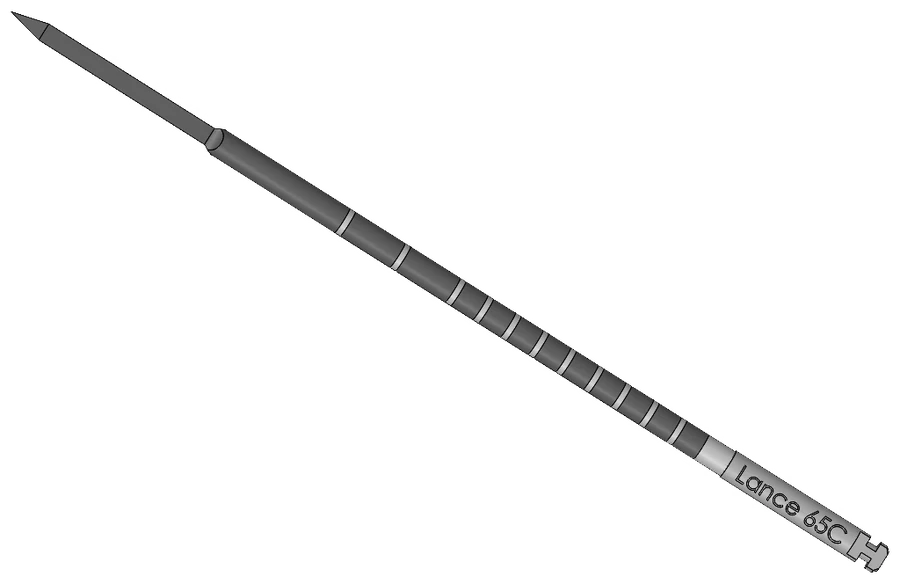 Lance drill, 65 mm, marked Lance 65C, ZE Series Surgical Kit