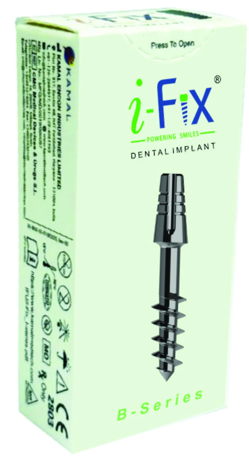 i-Fix B Series — product packaging