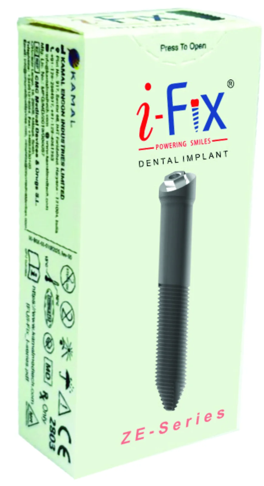 i-Fix ZE Series — product packaging