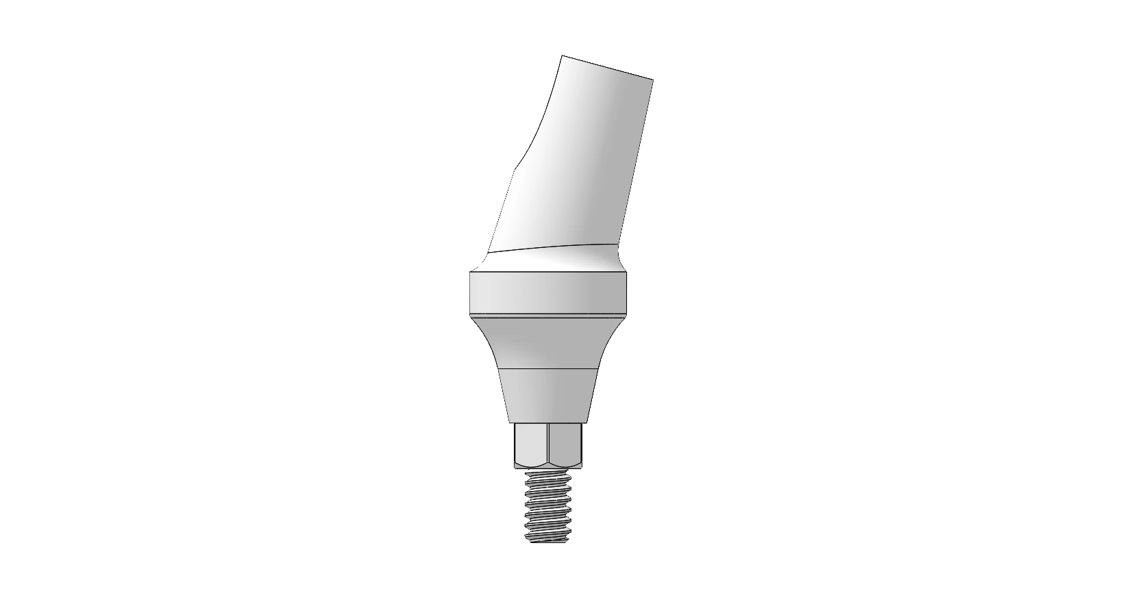 Angled abutment 15° — 5.2 × 2.5