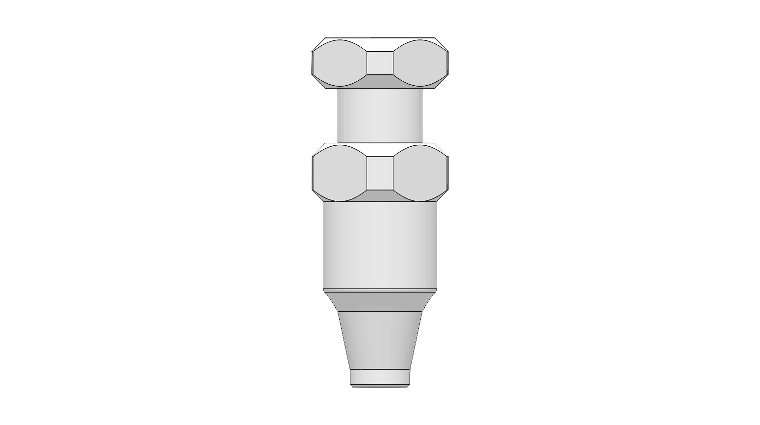 Open tray impression coping Non-Hex