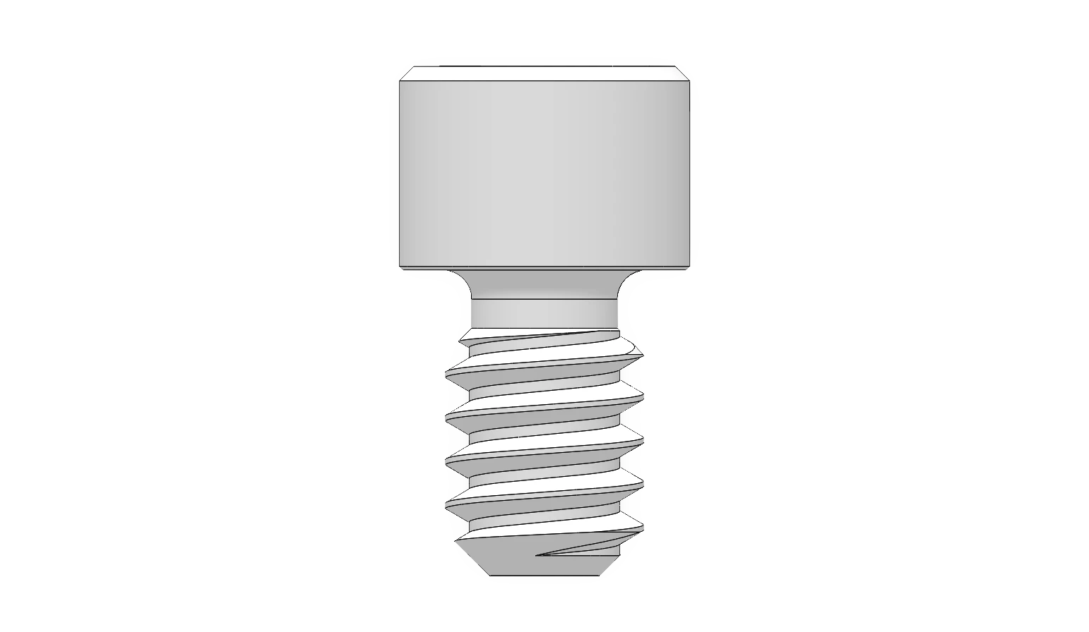 Prosthetic screw (M1.4 mm) MUA