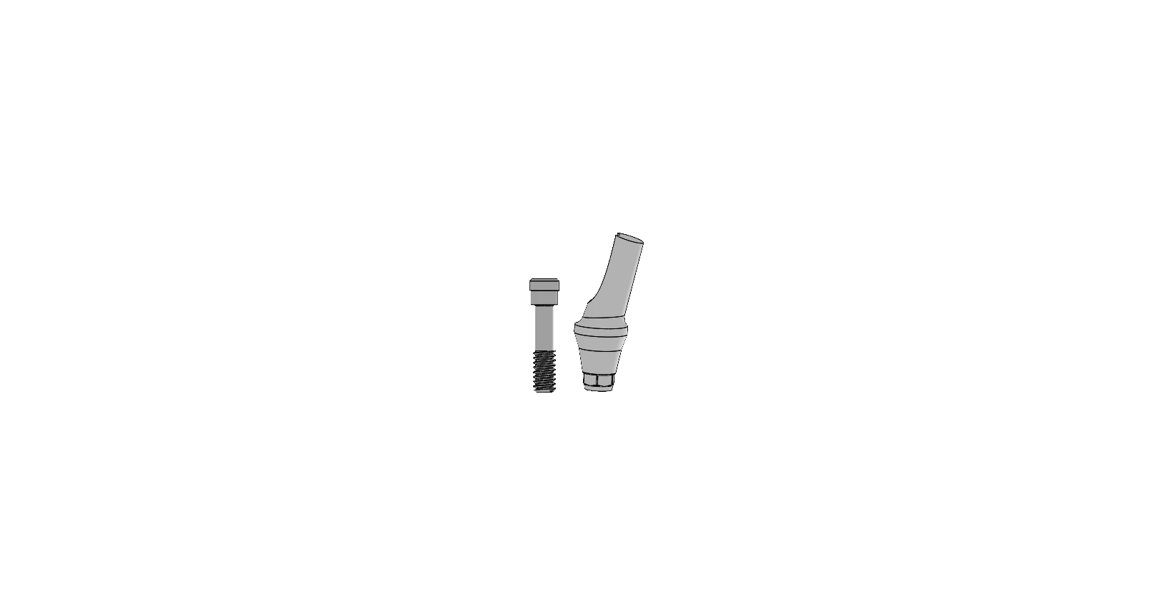 K 15° abutment 4.5 × 2