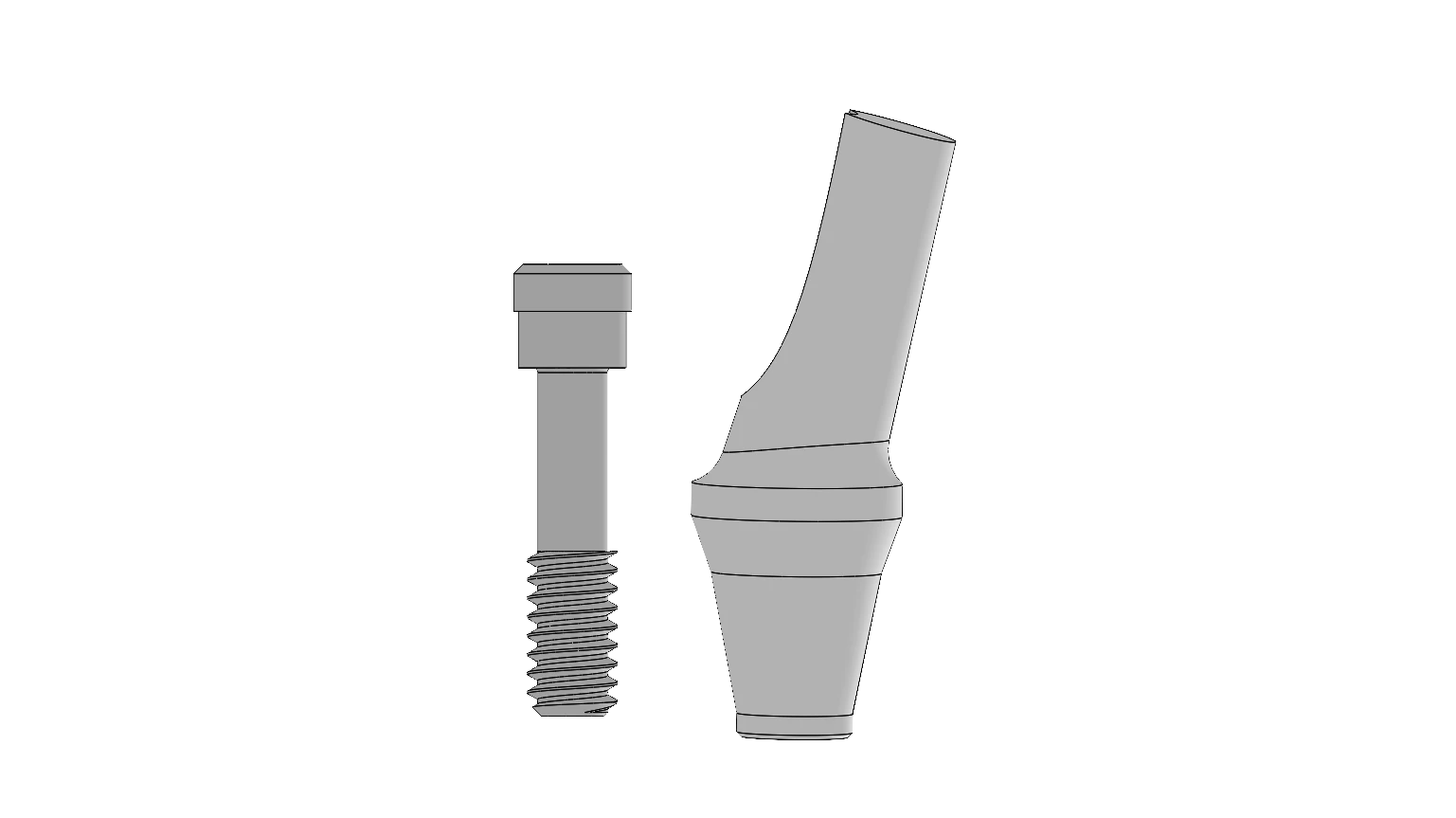 K 15° abutment NH 4.5 × 2