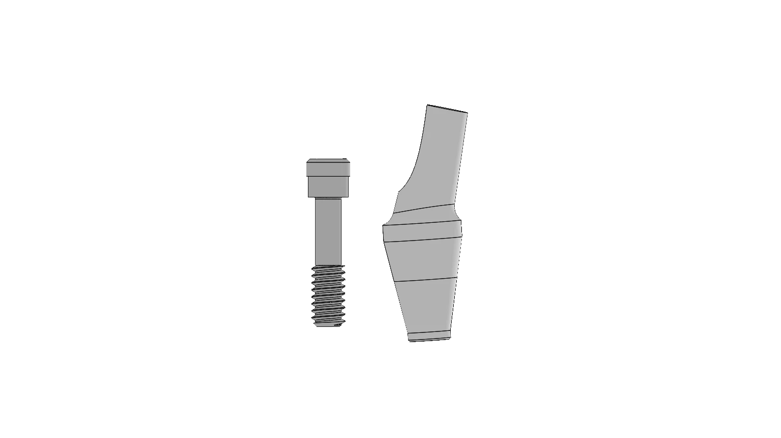 K 15° abutment NH 4.5 × 3
