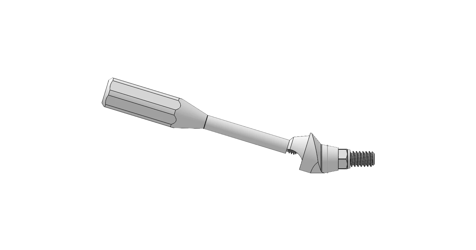 17° angled MUA — 3.5 mm collar