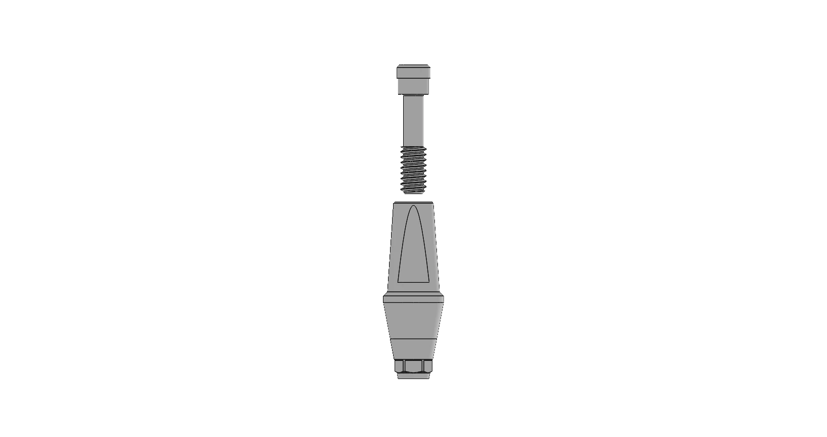 K cemented abutment 4.5 × 3.5