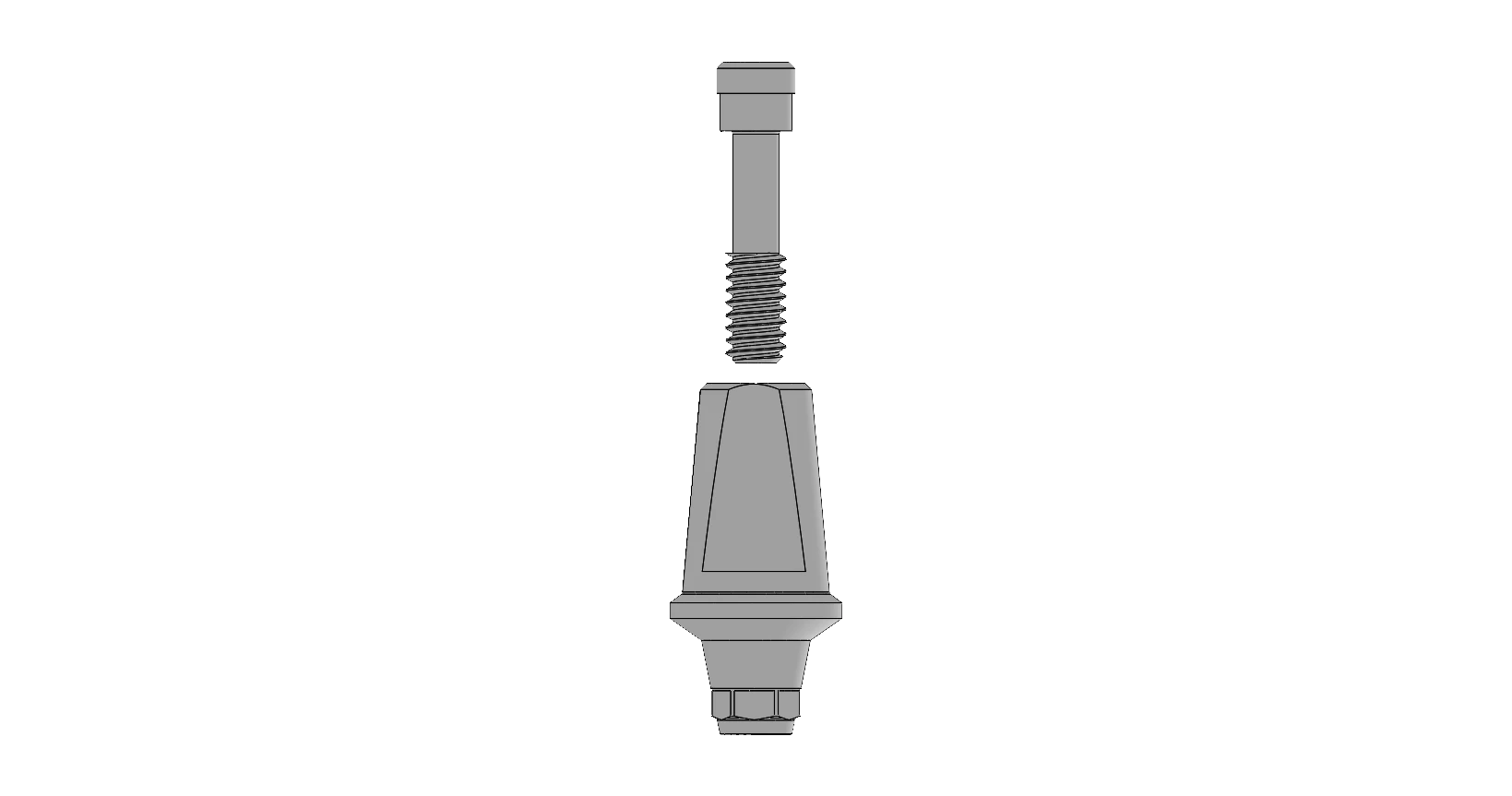 K cemented abutment 5.5 × 1.5