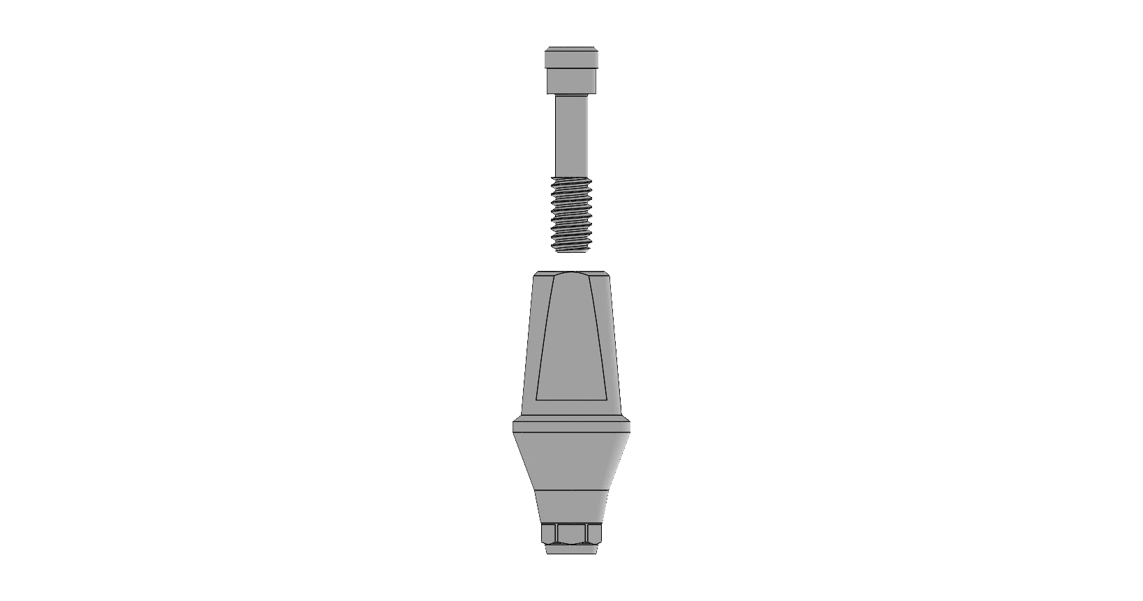 K cemented abutment 5.5 × 3.5