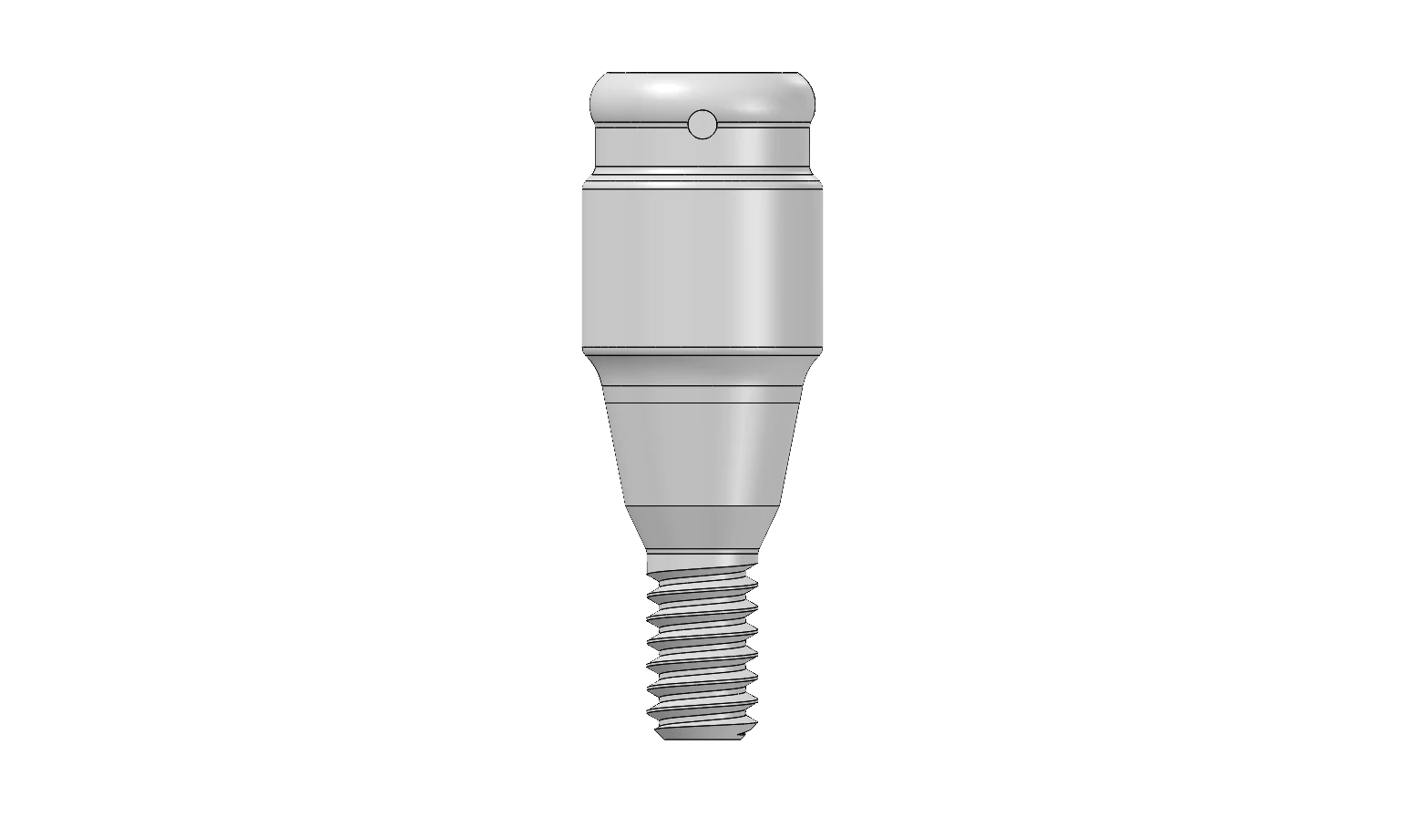 K locator abutment — 4 mm collar