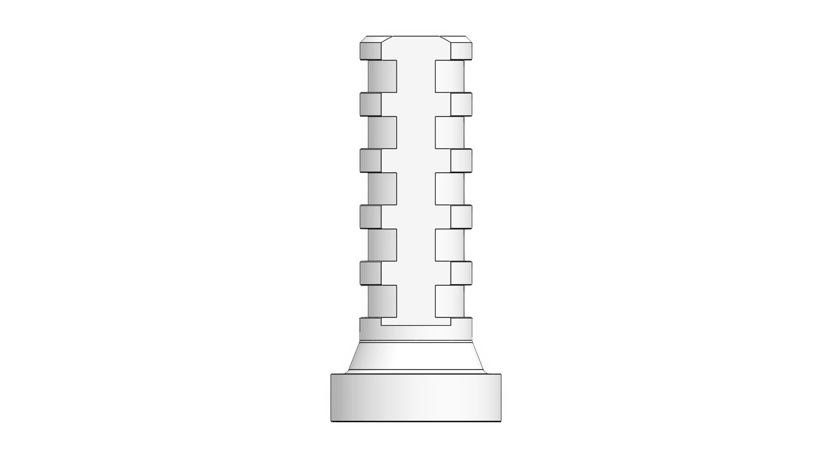 Temporary coping multi-unit
